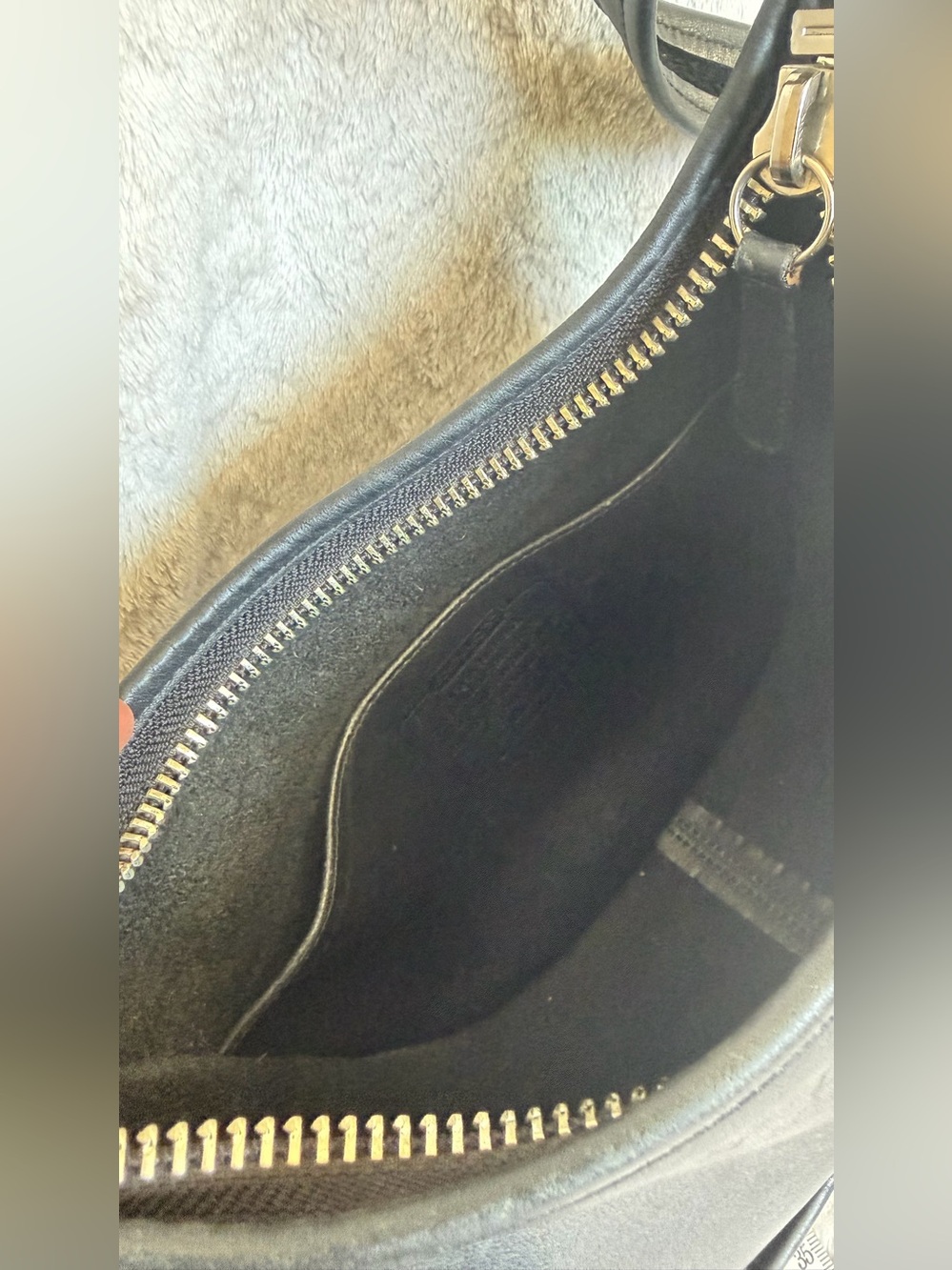 Vintage Coach Black Leather Janice Legacy Crossbody Bag Hobo 9950 Nickel HW - Picture 16 of 16